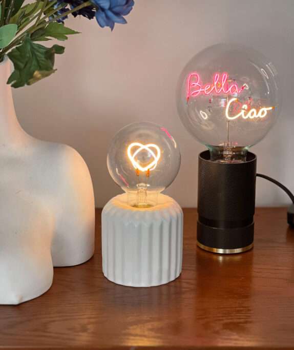 lampe a pile led coeur opjet deco